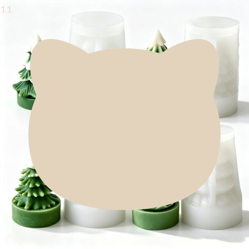 Candle Supplies To Make Candles - Stampo in silicone per mini albero