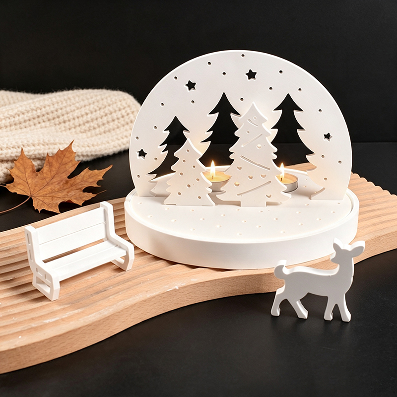 Candle Zero - Stampi in silicone per portacandele a