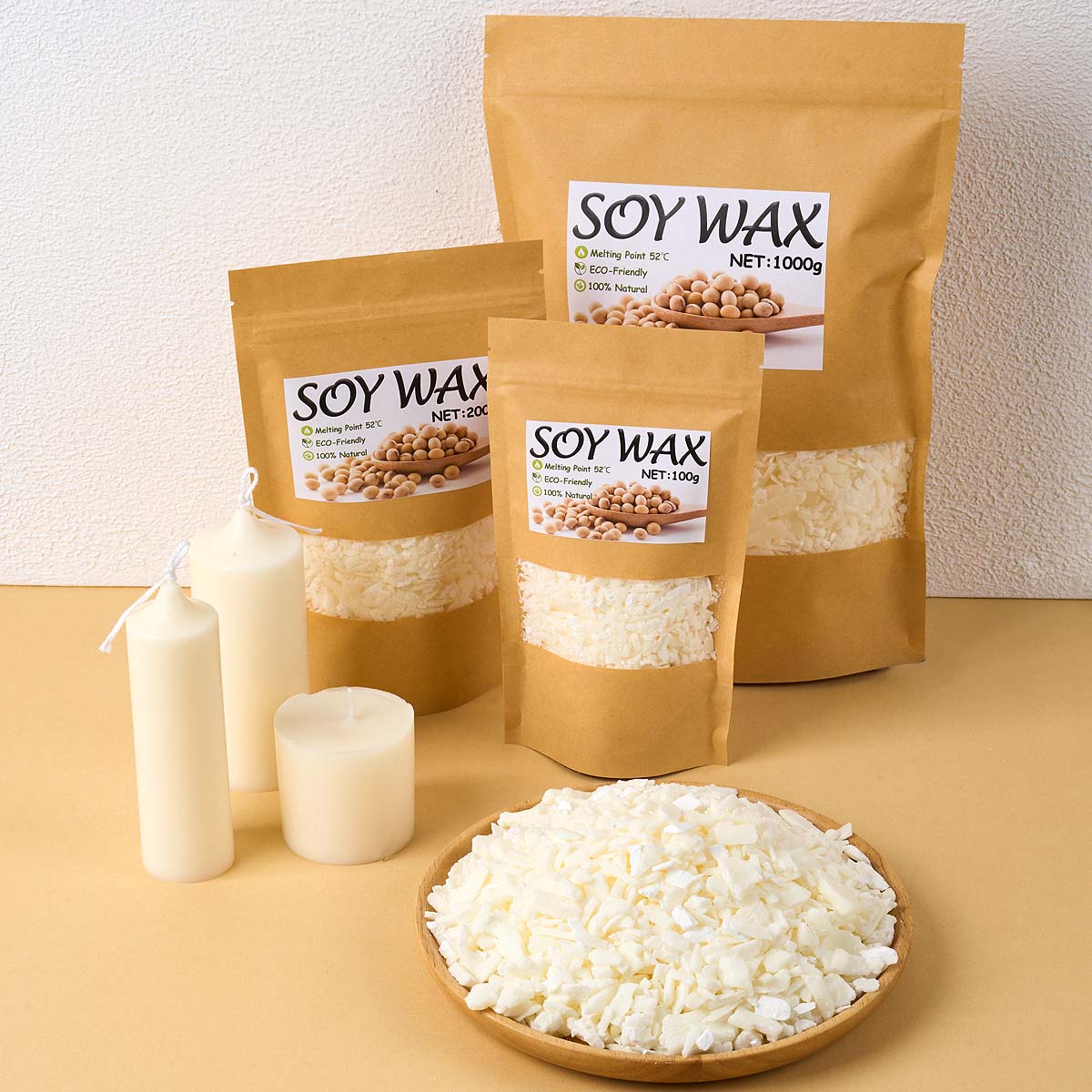 Candle Supplies To Make Candles - 1 libbra di cera di soia