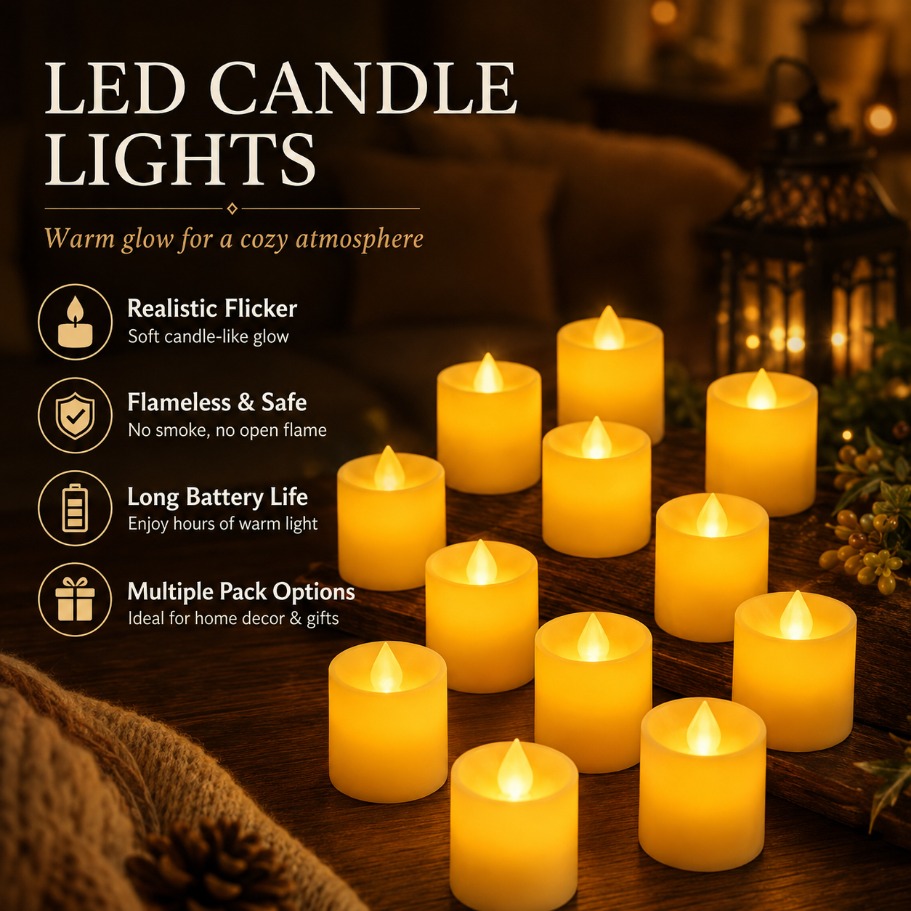 Candle Zero - Candela LED Senza Fiamma a Batteria