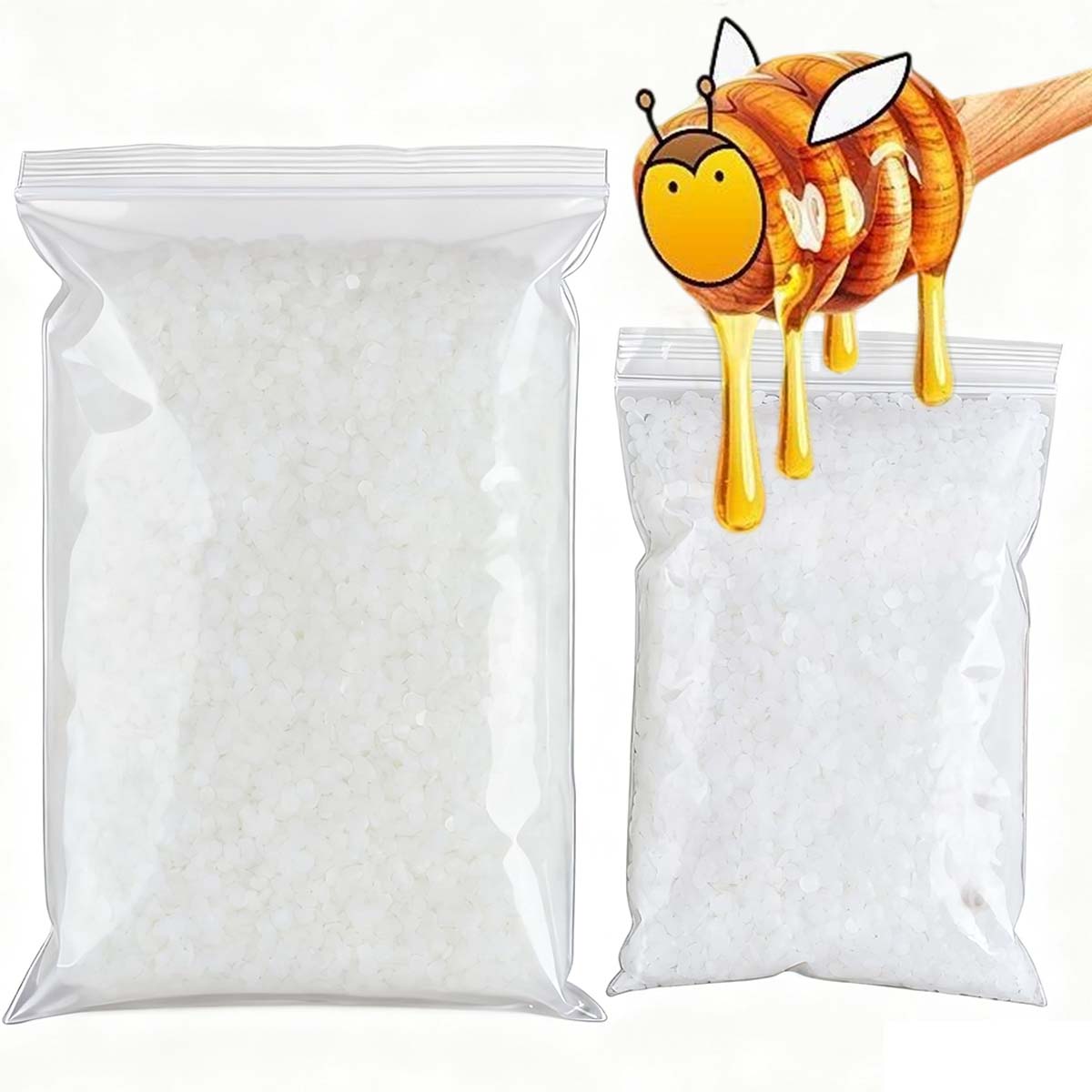 Candle Supplies To Make Candles - 200g-1000g Cera D'api Bianca Pura Naturale