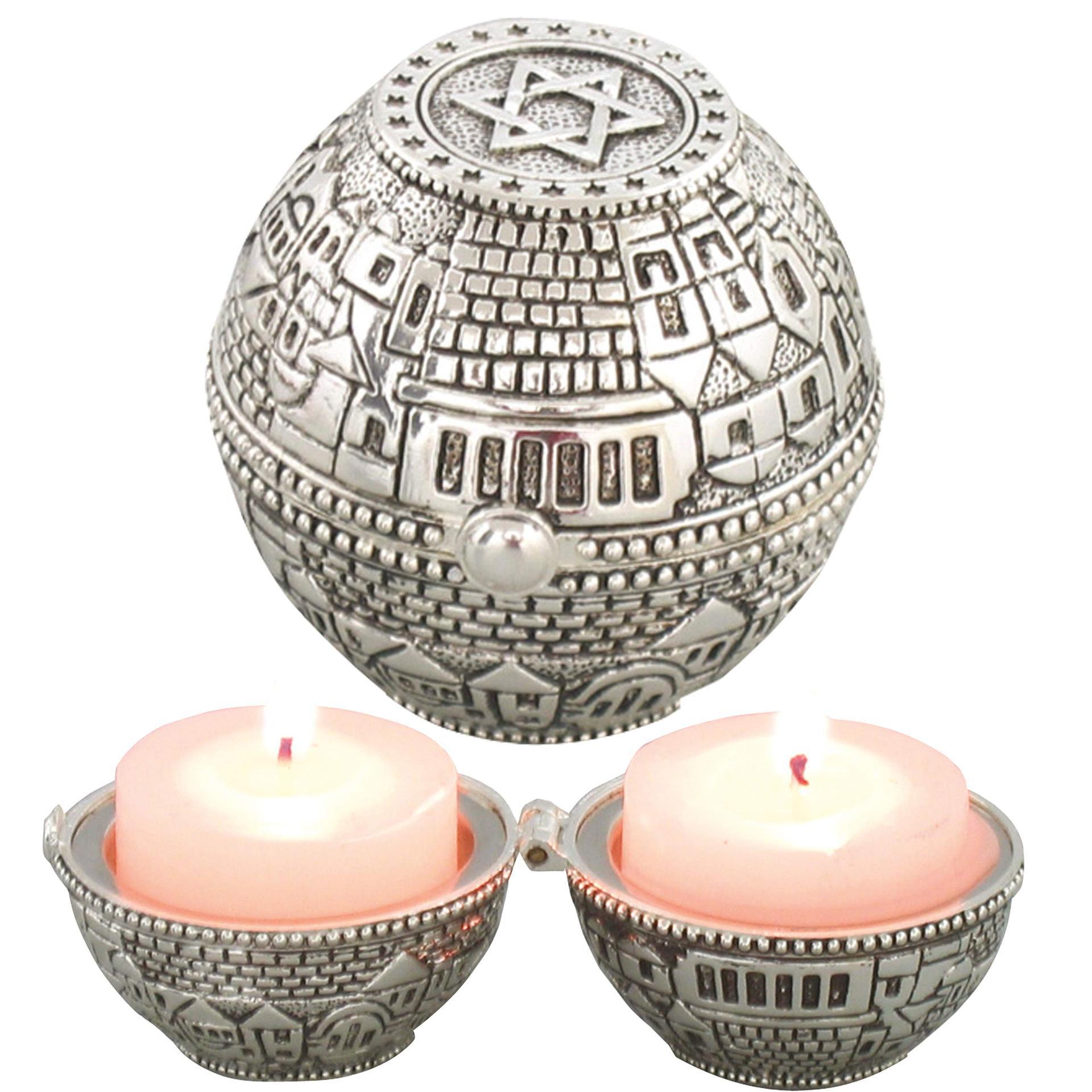 Candle Zero - Portacandele da Viaggio in Metallo per