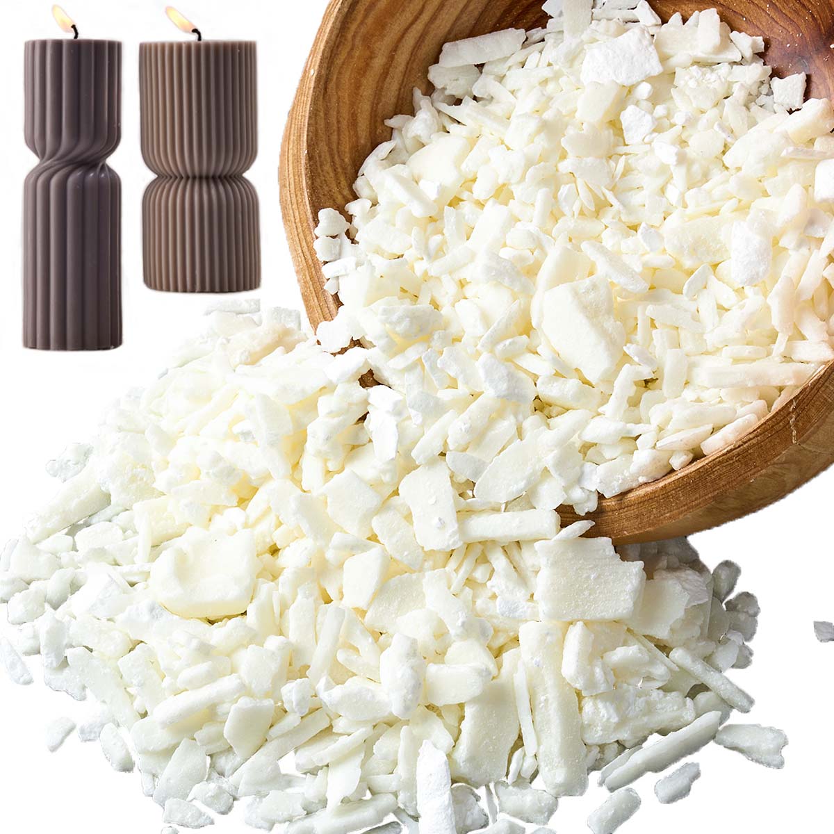 1 libbra di cera di soia bianc - Candle Supplies To Make Candles recensione e prezzo
